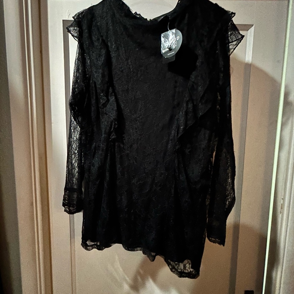 Elegant Black Lace Dress